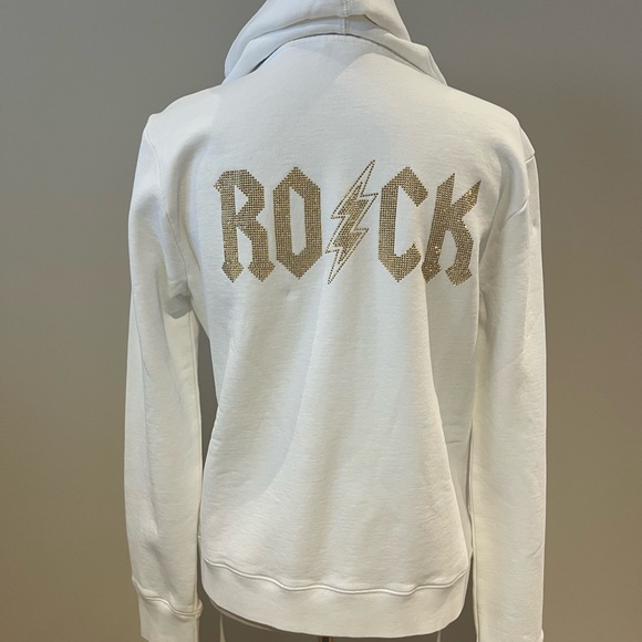 Zadig & Voltaire White Long Sleeve Relaxed Hoodie - Picture 1 of 16